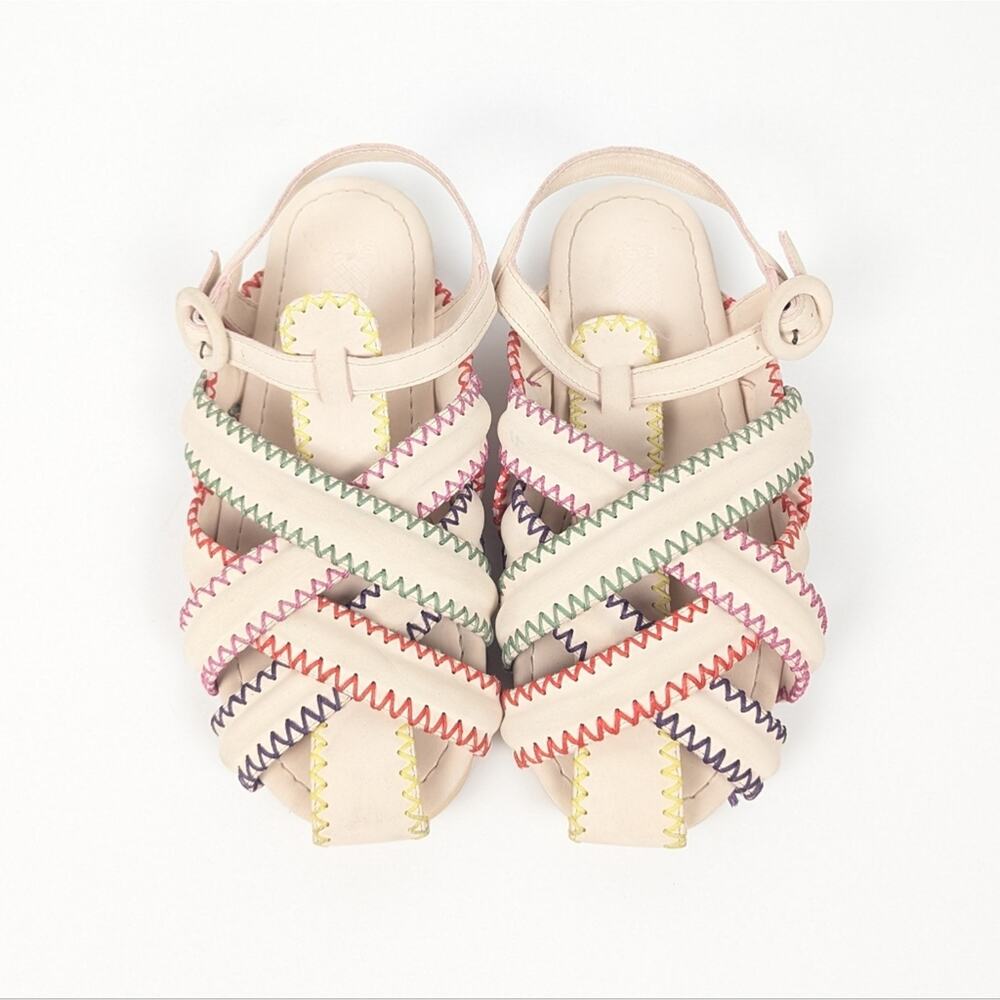 Farm Rio Multi-Color Synthetic Zig Zag Sandal Siz… - image 4